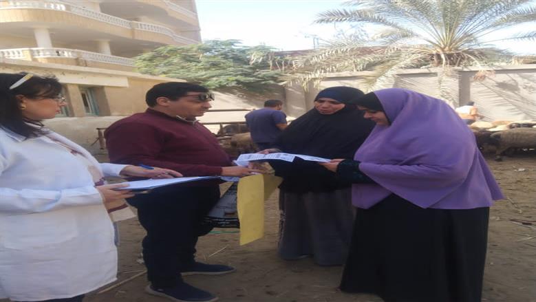 حملات بيطرية مكثفة في شوارع الفيوم