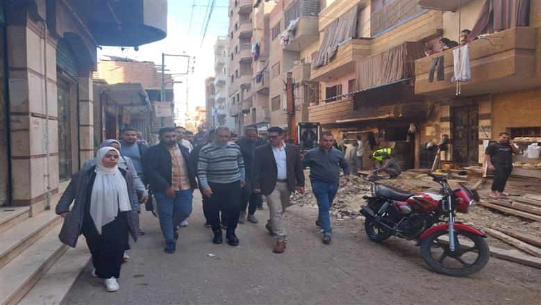 جولة رئيس شركة مياه الشرب والصرف بالقليوبية