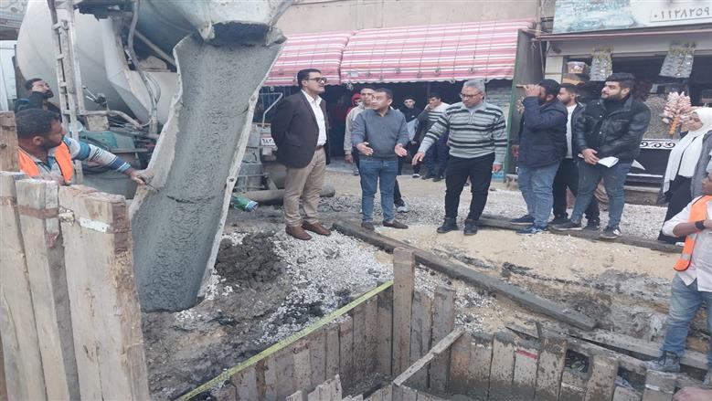 جولة رئيس شركة مياه الشرب والصرف بالقليوبية