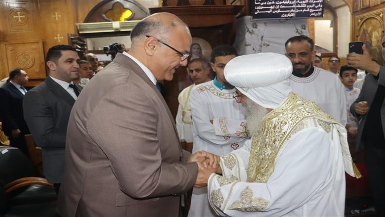 احتفالات قداس عيد القيامة بالكنيسة ببنها