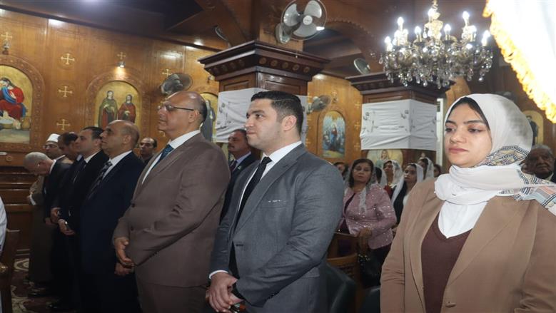 احتفالات قداس عيد القيامة بالكنيسة ببنها