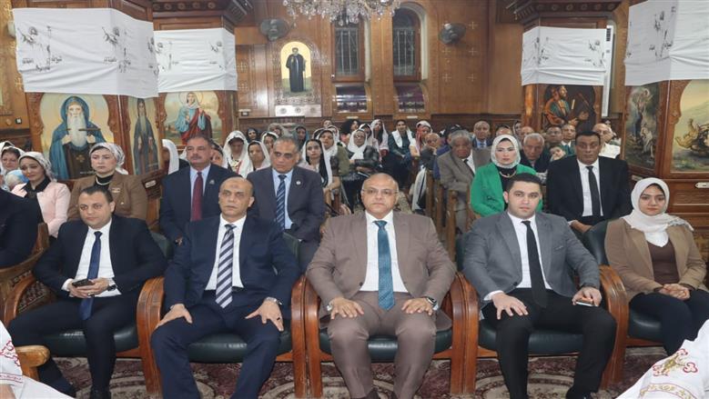 احتفالات قداس عيد القيامة بالكنيسة ببنها