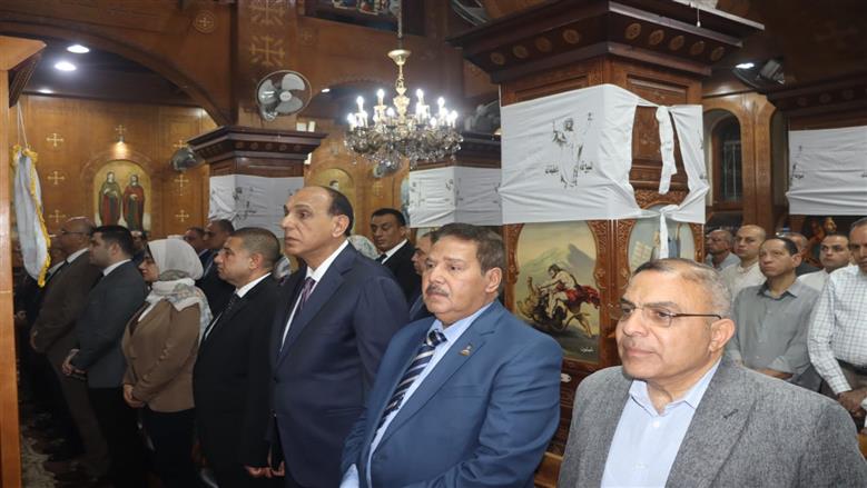 احتفالات قداس عيد القيامة بالكنيسة ببنها