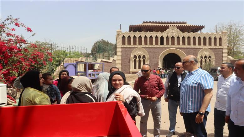 جولة محافظ القليوبية في شم النسيم 
