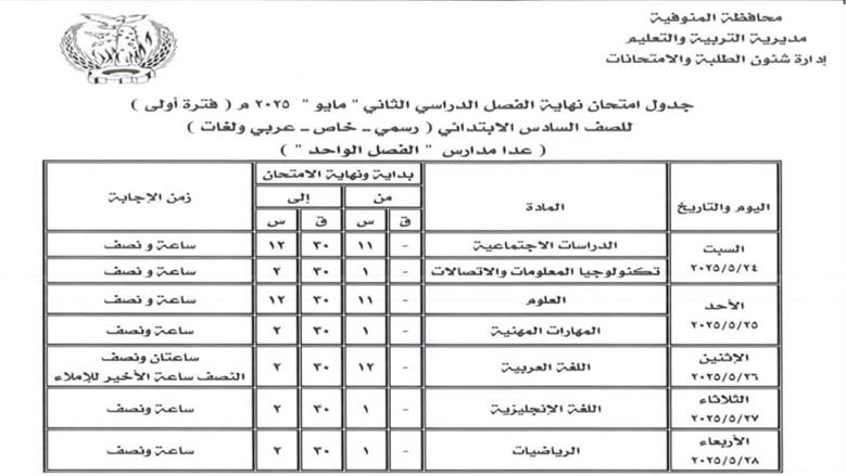 المنوفية