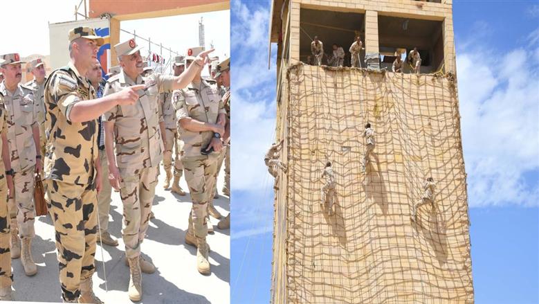 رئيس أركان حرب القوات المسلحة يتفقد المنظومة التعليمية بمعهد ضباط الصف المعلمين   