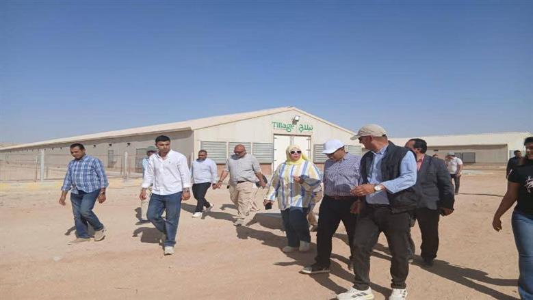 نائب محافظ المنيا يتفقد مشروع «تيلاج» الداجني لدعم الأمن الغذائي  