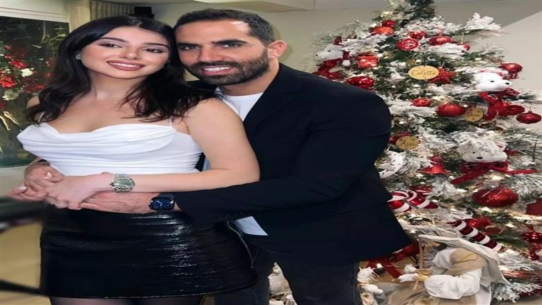 ماريتا الحلانى وزوجها