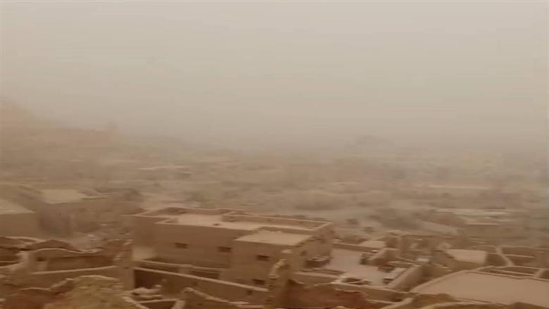 عاصفة ترابية في سيوة