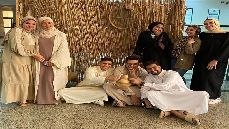 «مشلتت ومِش وعسل».. «جلابية داي» يوم ترفيهي لطلاب وأساتذة «زراعة كفر الشيخ»