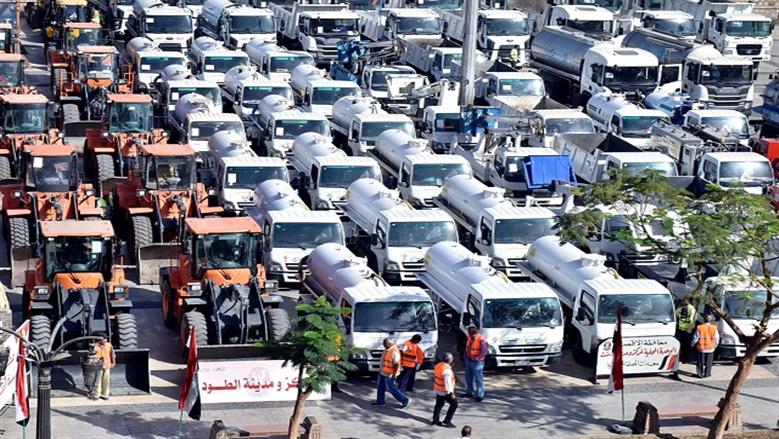 محافظ الأقصر يتفقد جاهزية المعدات والمركبات