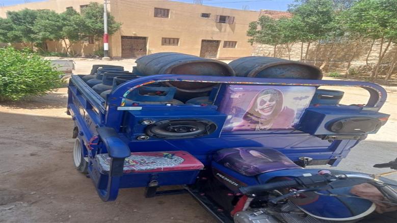 ضبط أسطوانات بوتاجاز أثناء تهريبها للسوق السوداء