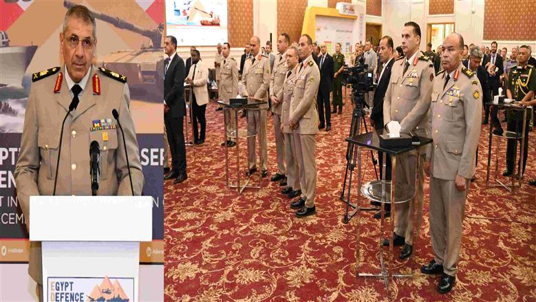 القوات المسلحة تنظم حفلاً لتعريف الملحقين العسكريين بالنسخة الجديدة من معرض «إيديكس»