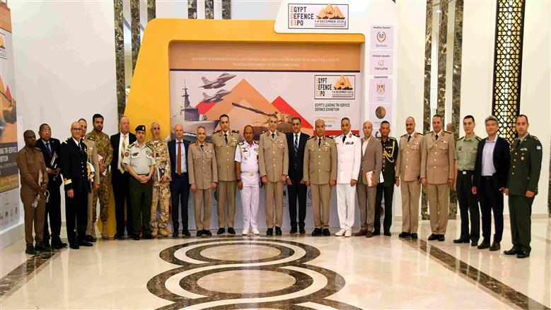 القوات المسلحة تنظم حفلاً لتعريف الملحقين العسكريين بالنسخة الجديدة من معرض «إيديكس»