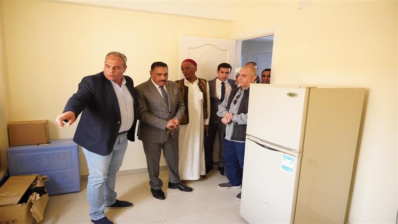 خلال افتتاح الوحدة البيطرية في مدينة السلوم 