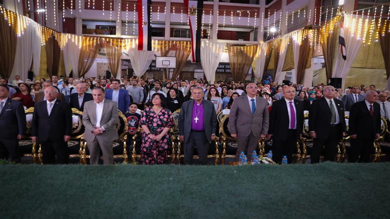 رئيس الطائفة الإنجيلية خلال الاحتفال