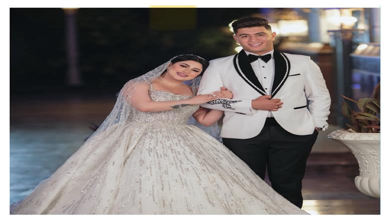 نجوم المهرجانات في حفل زفاف نور التوت