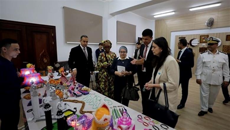 زيارة ممثلة يونيسيف لأكاديمية الشرطة ومركز الإصلاح والتأهيل العاشر من رمضان  
