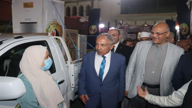 احتفالية توزيع أجهزة العرائس بالقليوبية 