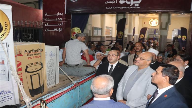 احتفالية توزيع أجهزة العرائس بالقليوبية 