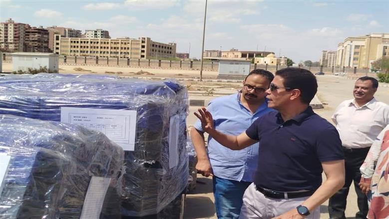 جولة رئيس جامعة بنها 