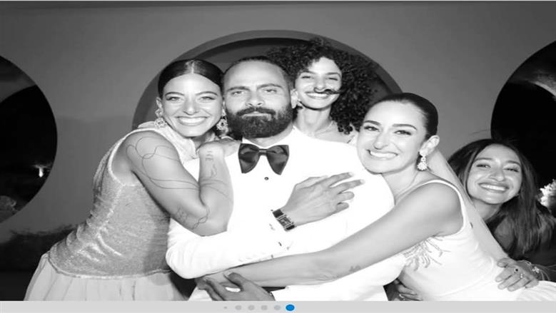 أول ظهور لشقيقات أمينة خليل في حفل زفافها (صور)