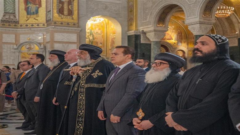 البابا تواضروس خلال الزيارة
