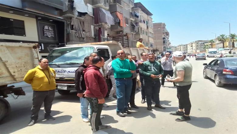 حملة مكبرة لإزالة الإشغالات في دمياط 