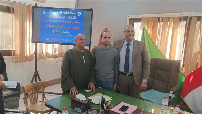 لقاء محافظ القليوبية بالمواطنين