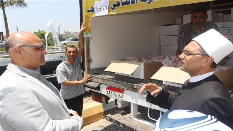 محافظ القليوبية يدشن الدفعة الأولى من مشروع صكوك الأضاحي بالتعاون مع «الأوقاف»