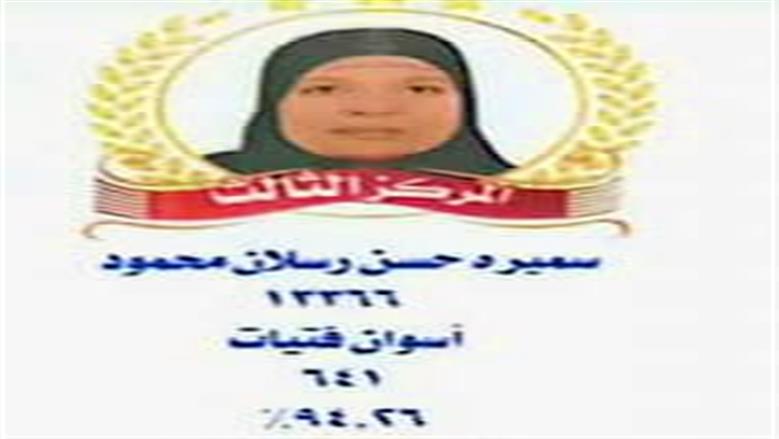 أوائل الازهر في اسوان