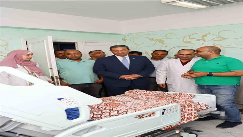 محافظ دمياط يتفقد مستشفى عزبة البرج