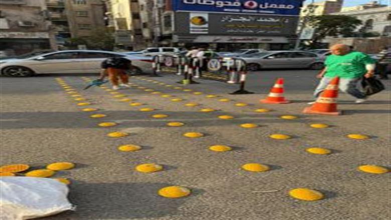 تركيب مطبات جديد ببنها للحد من الحوادث