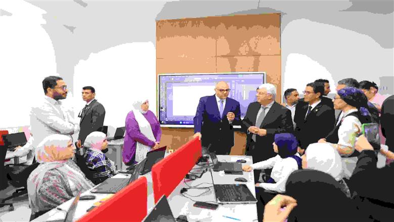 جولة وزير التعليم العالي بجامعة بنها 