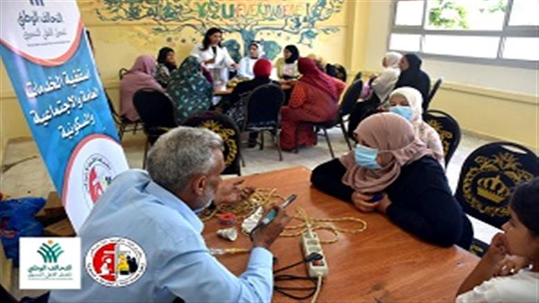 جهود أسقفية الخدمات ضمن قافلة إيد واحدة 