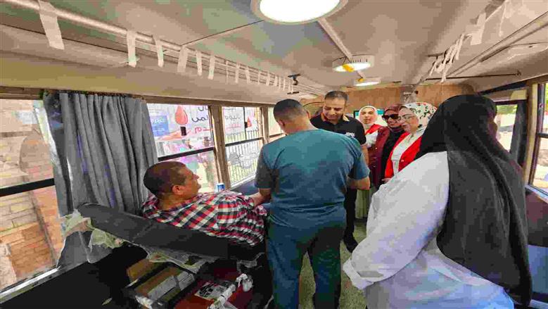 حملة للتبرع بالدم في القليوبية 