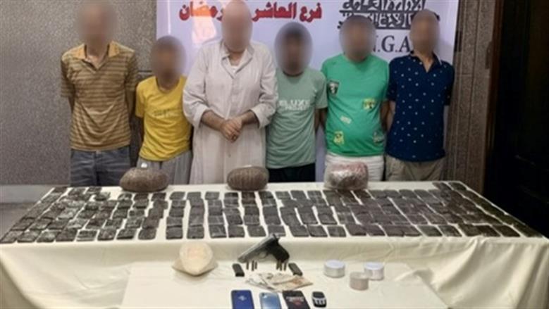 ضبط عناصر بؤر إجرامية شديدة الخطورة من تجار المخدرات بعدد من المحافظات