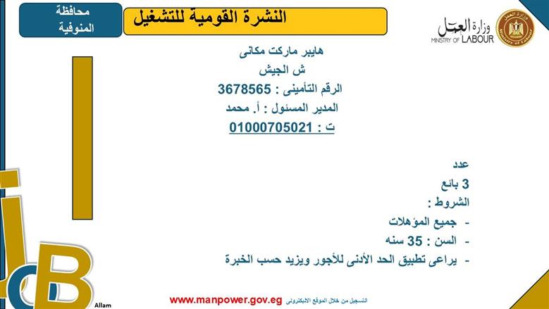 وزارة العمل