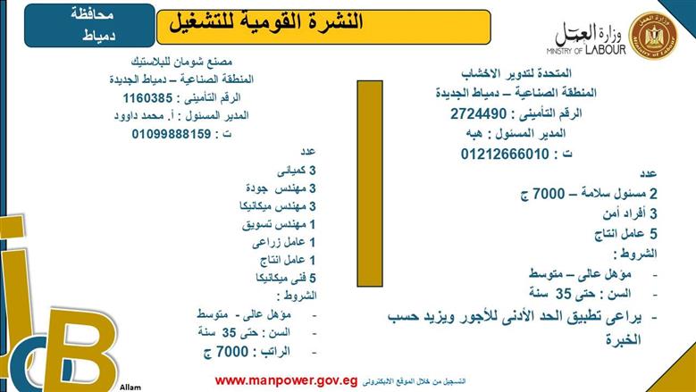 وزارة العمل