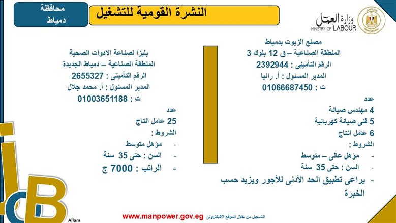 وزارة العمل