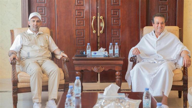 وزير الصحة يتفقد مخيمات الحجاج من المشاعر المقدسة ويشكر السلطات السعودية