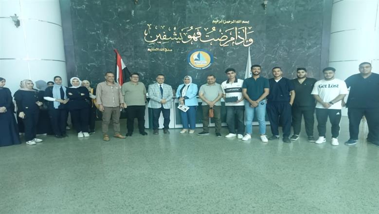 رئيس مستشفيات جامعة كفر الشيخ يتفقد وحدات الرعاية المركزة والغسيل الكلوي