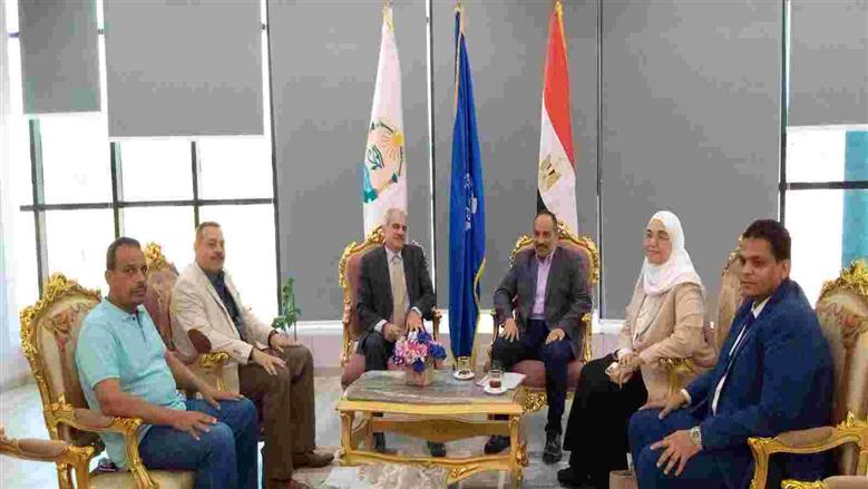 بروتوكول تعاون بين  جامعة أسوان وشركة مياه الشرب