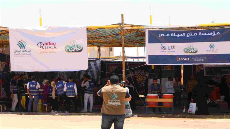 قافلة التحالف الوطنى  في الودي الجديد 
