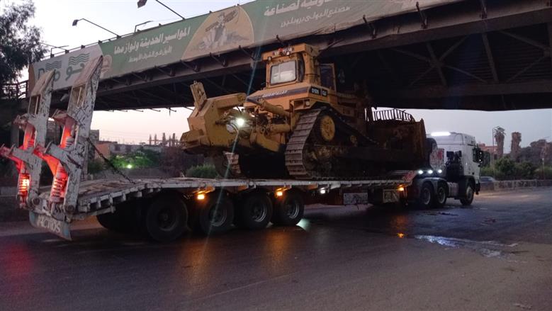 انهيار كوبري مشاة طوخ علي الزراعي  