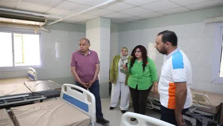 محافظ المنيا يتابع سير العمل في مستشفى الصحة الإنجابية بمركز مطاي