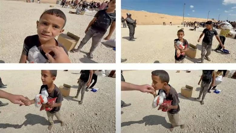 «حفنة عدس وثقب بالقلب».. جندي أمريكي يروي مأساة الطفل أمير في غزة