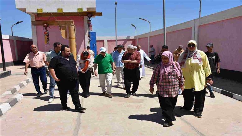 جولة رئيس شركة مياه الشرب بالقليوبية 