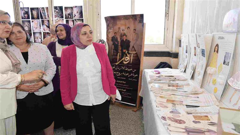 مشروعات تخرج ازياءنا تراثنا في جامعة بنها 
