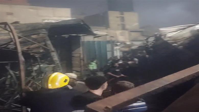 حريق ميدان المؤسسة